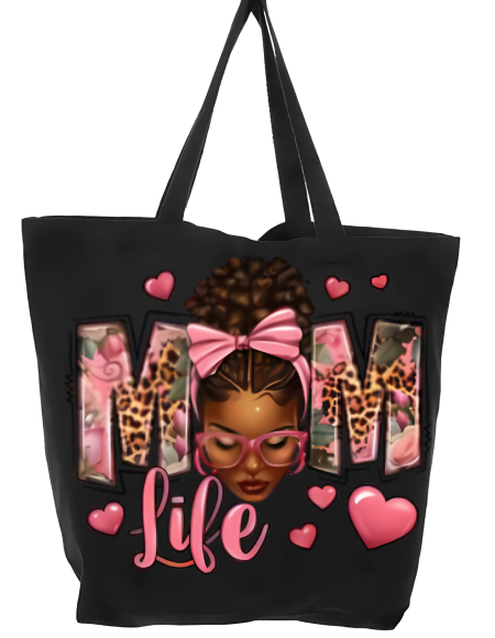 Mom Life Tote Bags