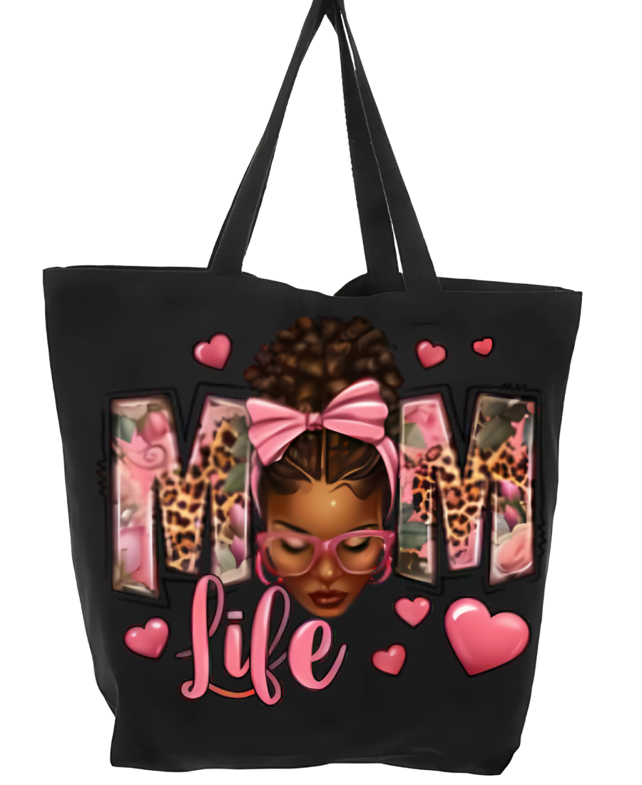 Mom Life Tote Bags