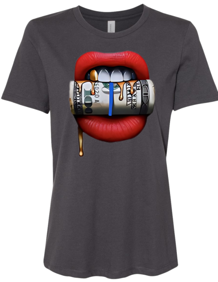 Money Lips Woman