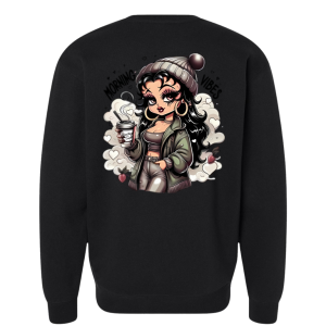 Sweatshirt Betty Boop Morning Vibes