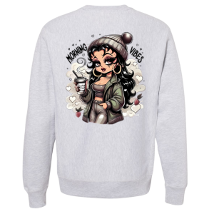 Sweatshirt Betty Boop Morning Vibes