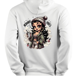 Hoodie Betty Boop Morning Vibes