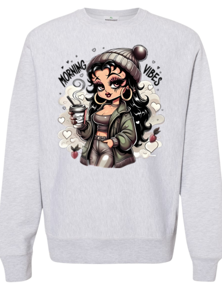 Sweatshirt Betty Boop Morning Vibes
