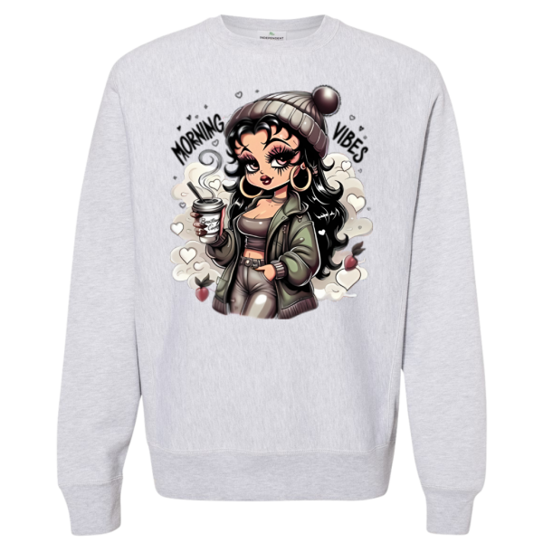 Sweatshirt Betty Boop Morning Vibes
