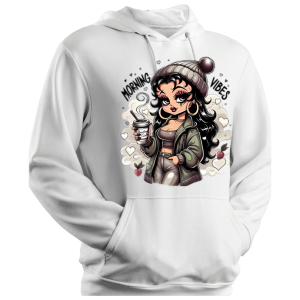 Hoodie Betty Boop Morning Vibes