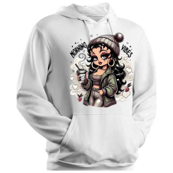Hoodie Betty Boop Morning Vibes