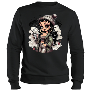 Sweatshirt Betty Boop Morning Vibes