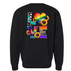 Sweatshirt Love Back