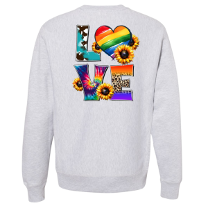 Sweatshirt Love Back