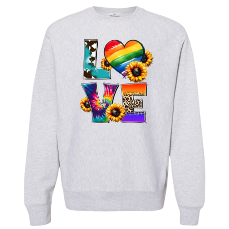 Sweatshirt Love Back