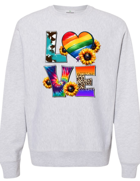Sweatshirt Love Back