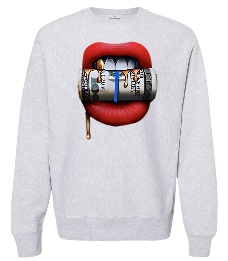 Sweatshirt Money Lips
