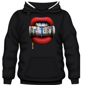 Hoodie Money Lips